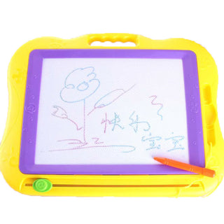 Qiqu Color Plastic Paint Children's Drawing Board Drawing Painting Graffiti Handwriting Board Toy Magnetic Drawing Board Wholesale