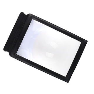 A4 Full Page 3x Magnifier Sheet LARGE Magnifying Glass Book Reading Aid PVC Lens