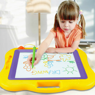 Qiqu Color Plastic Paint Children's Drawing Board Drawing Painting Graffiti Handwriting Board Toy Magnetic Drawing Board Wholesale