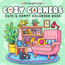 cozy corner colouring book